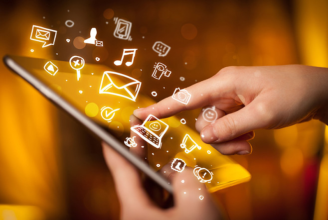 开启指尖科技新时代 APP与电子产品平面广告素材