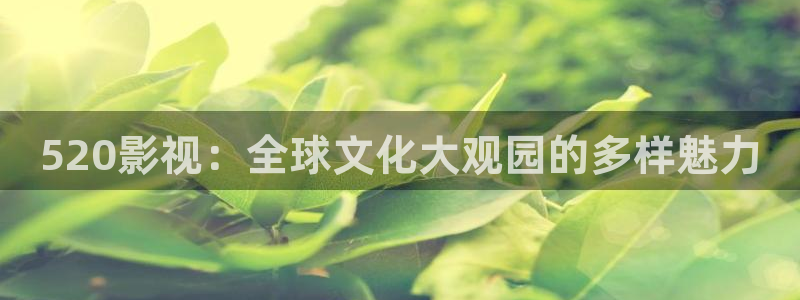 老湿影院免费：520影视：全球文化大观园的多样魅力